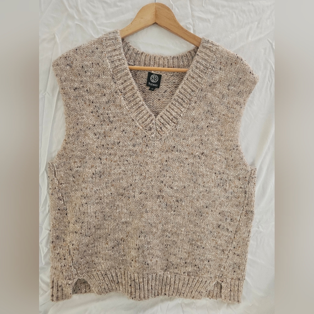 Bobeau Oatmeal Mix Sweater Vest NORDSTOM Rack